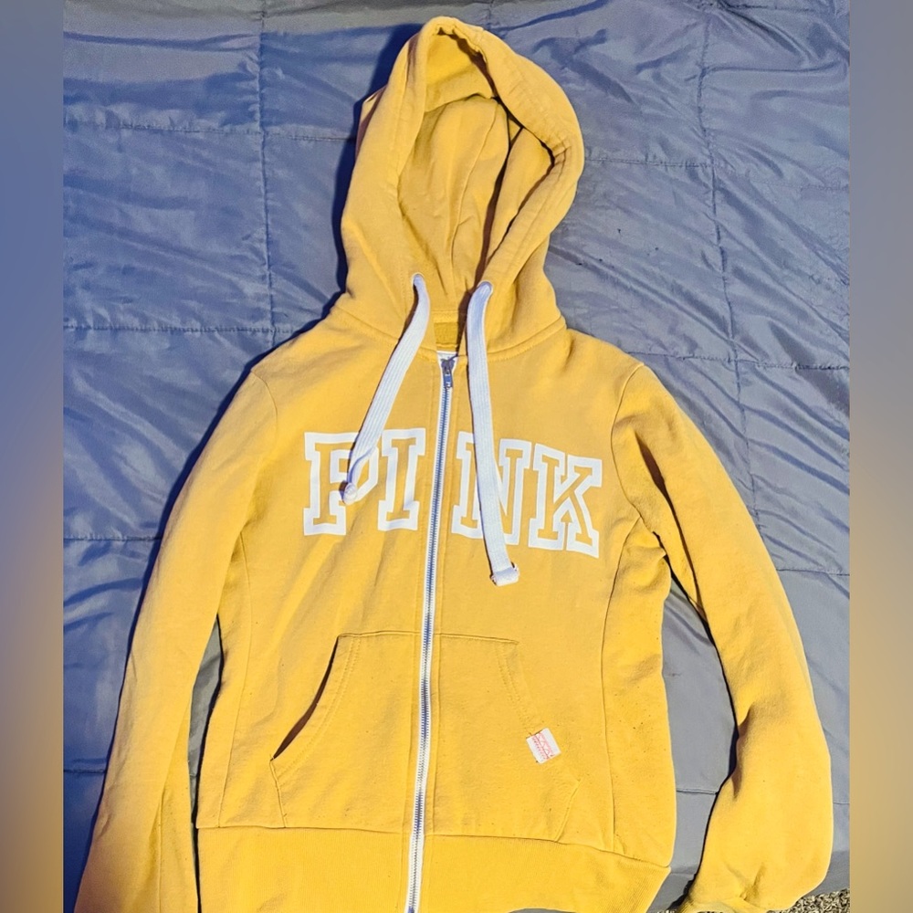 Yellow Zip-Up Jacket